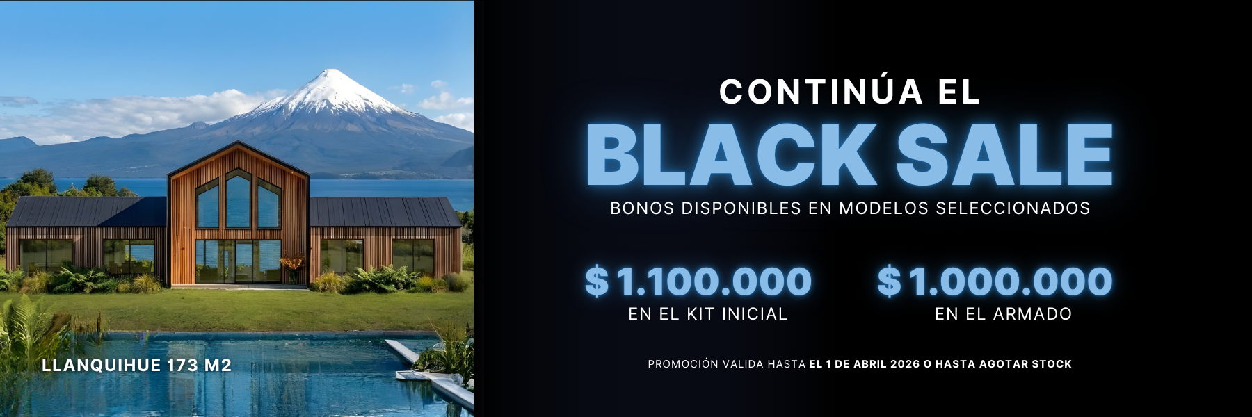 Black Sale Llanquihue 173 m2