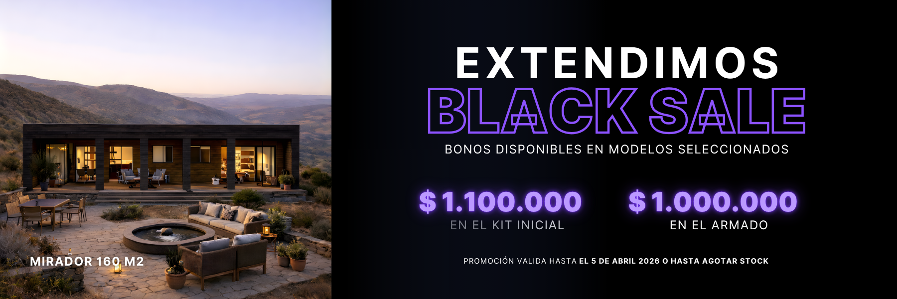 Black Sale Mirador 160 m2
