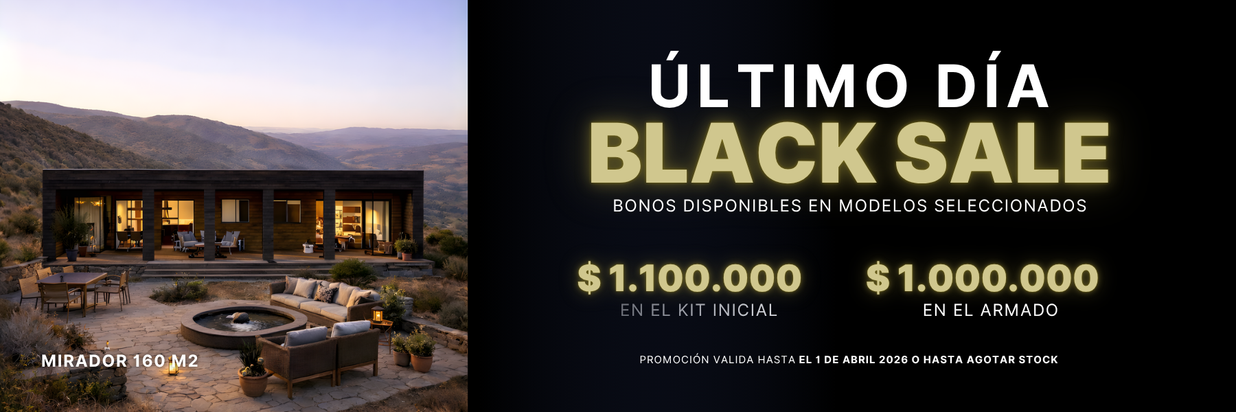 Black Sale Mirador 160 m2